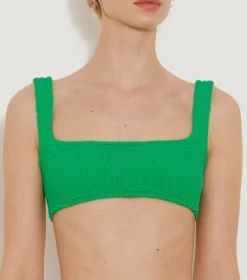 Hunza G Separates|Bralette-Xandra Bikini Top - Emerald